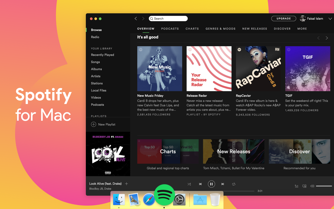 Spotify app for mac desktop